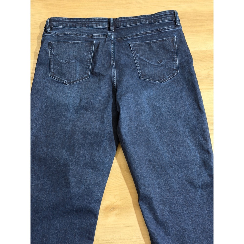Hudson Jeans Wide Leg Women 16 Blue Denim Stretch High Rise Casual - Picture 11 of 12